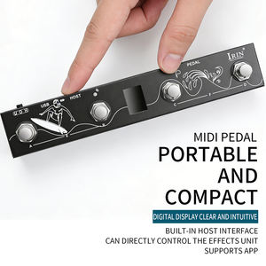 Console de mixage portable IRIN BT Type-C, clavier électronique, pad <span class=keywords><strong>MIDI</strong></span> numérique, séquenceur, Chocolate Plus <span class=keywords><strong>Host</strong></span>, contrôleur sans fil - Product Image 1