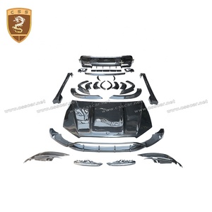 Kit de carrosserie large de couvercle de moteur de lèvre de séparateur avant en Fiber de carbone de Style TC pour <span class=keywords><strong>Mercedes</strong></span> Bens GLE Couple C167 GLE63AMG 2021-2022 - Product Image 4