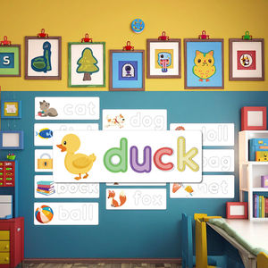 <span class=keywords><strong>Jeu</strong></span> de mots d'orthographe en plastique pour enfants 26 lettres anglaises majuscules minuscules anglais aides pédagogiques éducation précoce mot de puzzle - Product Image 4