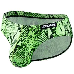 Intimo Maschile di Marca alla Moda, <span class=keywords><strong>Sexy</strong></span>, con Stampa Leopardo delle Nevi, Traspirante, Antibatterico, ad Asciugatura Rapida, a Vita Bassa, in Maglia - Product Image 5