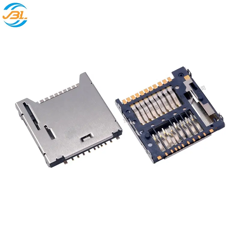 Grosir konektor kartu SD H1.4mm, H1.45mm h1.5 mm H1.8mm 1.9mm (Push untuk Push)