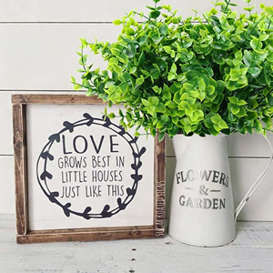 DaringFish <span class=keywords><strong>Decor</strong></span> 24 lots de tiges de verdure artificielle résistantes aux UV, faux buis en plastique, haute simulation, Thanksgiving - Product Image 5