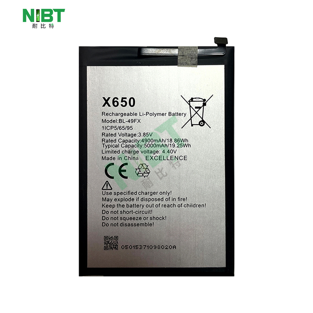 NIBT for Infinix Phone Battery 4900mAh BL-49FX Li-polymer Original Replacement Battery