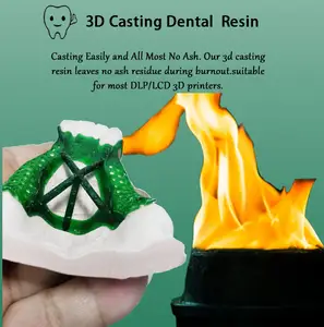 Corona y puente de resina líquida para impresora LCD, resina Dental 3D de Color A1/A2/B1, No pesada, DLP