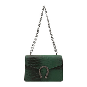 Simple Geometric Chain <b>Small</b> Square PU Women Single Strap Crossbody Bag Fashion Daily Shoulder <b>Handbag</b> - Product Image 5