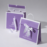 Emballage de sac Europe biodégradable recyclable Sacs en papier cadeau de luxe avec votre propre logo pour les petites entreprises