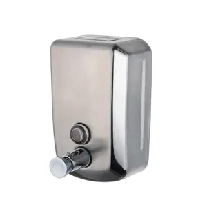 Dispensador De jabón De baño De acero inoxidable, dosificador De Jabon Liquido