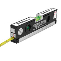 Kit de niveau laser polyvalent Niveau laser à lignes croisées standard avec règles métriques