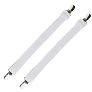 Sangles de maintien <span class=keywords><strong>pour</strong></span> draps, réglables, <span class=keywords><strong>pour</strong></span> coin de lit, attaches élastiques, clips, pinces, <span class=keywords><strong>pour</strong></span> protège-matelas, drap-housse - Product Image 1