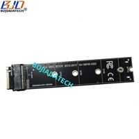 NGFF M.2 Key-M antarmuka ke 12 + 16PIN kartu adaptor konektor 2280 22110 untuk 2013 2014 2015 2016 2017 asli Macbooks NVME SSD