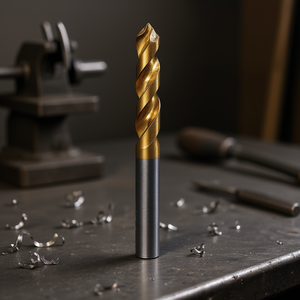 Foret hélicoïdal HSS-Co TA1052 4,9 mm, revêtement TiN, auto-centrant pour le perçage du métal - Product Image 3