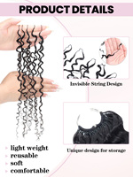 Nouvelles extensions de cheveux humains au crochet FH Pixie Curly Feathering Tip Miracle Knots 100g pour tressage