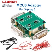 Adaptateur LAUNCH MCU3 pour programmeur IMMO X431 X-PROG3, kit de carte adaptateur MCU 3 pour Mercedes (toutes clés perdues) et lecture ECU TCU
