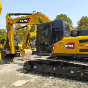 حفارة Sany 215 مستعملة مستعملة مجنزرة Sany حفارة Sany215 بحالة جيدة