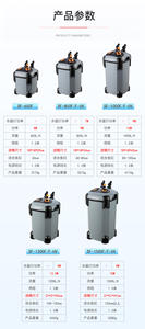 2024 Nieuwe Wn Aankomst SF-650F/850F/1000F/1200F/1500F Plastic <span class=keywords><strong>Aquarium</strong></span> Canister Filter Externe Filtratie Accessoire voor Vissen - Product Image 6