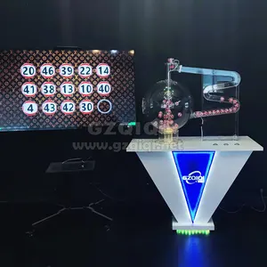 Air Mixing Balls Draw Machine For 3D 4D 5D 6D Lucky Draw Lotto Machine