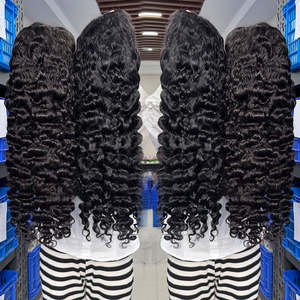 Perruque en dentelle frontale bouclée birmane HD 100% cheveux vierges naturels Prix de gros Meilleure vente Perruques en dentelle transparente en cheveux humains - Product Image 3