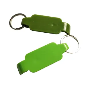 Plastic Fles En Blikopener Sleutelhanger Zakelijke Weggeefopener Promotionele Bierflesopener