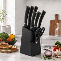 Ensemble de couteaux de cuisine personnalisés avec manche creux, couteau de chef pour couper, outils de cuisine