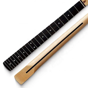 Factory Wholesale Unfinished Canadian Maple Diy <b>Guitar</b> Parts <b>Guitar</b> Neck - Product Image 1