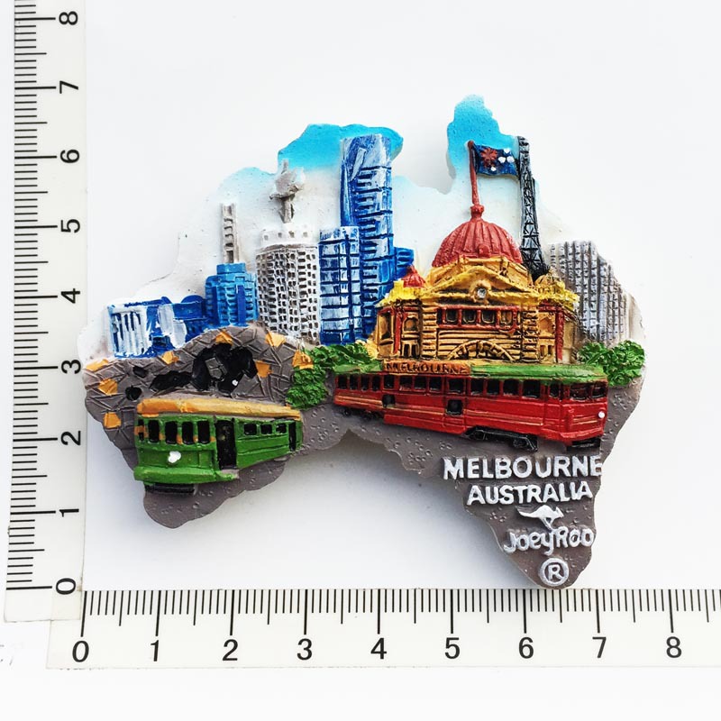 paisaje del mapa australiano