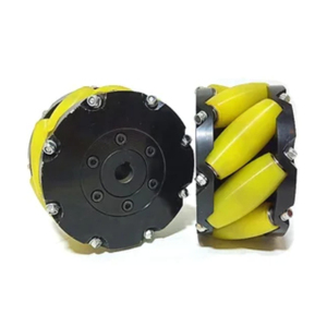 Rueda de <span class=keywords><strong>mecanum</strong></span> de grado <span class=keywords><strong>industrial</strong></span>, robot de rueda de <span class=keywords><strong>mecanum</strong></span> de aleación de aluminio <span class=keywords><strong>AGV</strong></span>, utiliza ruedas de poliuretano de 10 pulgadas - Product Image 2