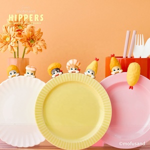 Pegatinas de Peluche Originales al por Mayor de MOFUSAND HIPPERS con Diseño de Camarones y Gatos para Decoración de Teléfonos y Adorno de Consola de Coche, Estilo Sushi - Product Image 3