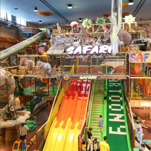 Aire de jeux intérieure à thème spatial Domerry, équipement de jeu souple avec toboggan pour parc d'attractions, vente en gros - Product Image 1