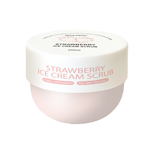 Exfoliante Corporal de Fresa de Alta Calidad, Cuidado Corporal Natural, Limpieza Profunda, Blanqueador, Hidratante, 250 ml, Logotipo Personalizado - Product Image 3