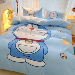 100% polyester sợi nhỏ bedsheets đào da vải phân tán in 90gsm - Product Image 3