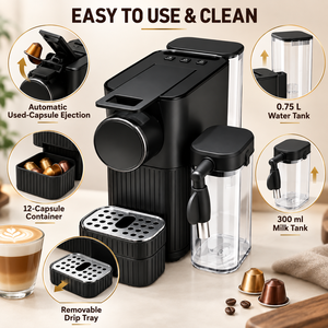 เครื่องชงกาแฟแคปซูลอัตโนมัติเสียงเบาสำหรับใช้ในบ้าน ยี่ห้อ <span class=keywords><strong>UHome</strong></span> ขายส่ง - Product Image 3