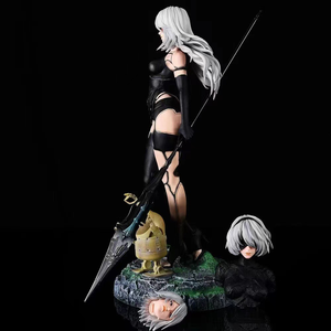 48cm più: automi 2 tipo B a tre teste di alta qualità su misura Anime cartone animato Pvc Actio Figure giocattolo collezione e Display - Product Image 4