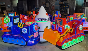 Equipo de Juegos Infantiles para Exteriores, Carrusel de Caballos con Capacidad para 6 Personas, Carrusel de Monedas para Niños - Product Image 6