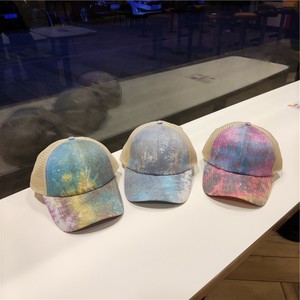 Nueva Gorra de Béisbol de 6 Paneles con Estampado Tie-Dye de Poliéster/Algodón, Gorra Unisex Moderna, Transpirable, Popular entre los Jóvenes, Exquisita, Ideal para la Primavera - Product Image 2
