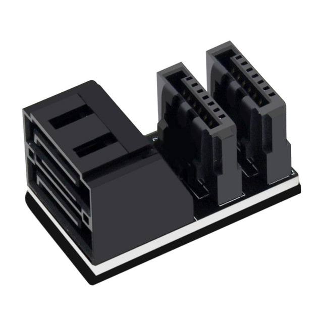PH572 Computer Motherboard Double-side SATA 7PIN Dual Interface 180/90 Degree Turning Connector