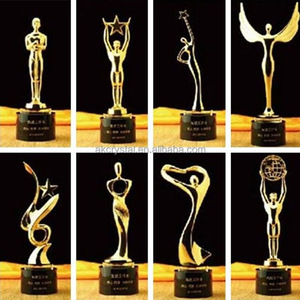 Châu âu tính năng khu vực awards danh hiệu, thanh lịch mạ vàng kim loại bức tượng nhỏ giải thưởng danh hiệu/vàng oscar thophy - Product Image 6