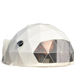 Tenda a cupola Glamping vista panoramica per ritiri ecologici tenda unica a sfera geodetica per campeggi della foresta sulla spiaggia di montagna - Product Image 1