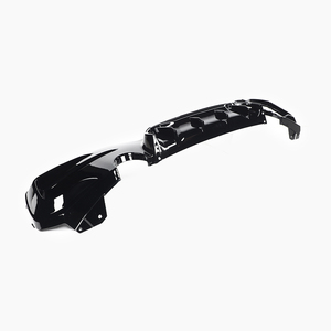 Diffusore Posteriore Nero Lucido in ABS Stile MP M Sport con Doppia Uscita Singola per <span class=keywords><strong>BMW</strong></span> <span class=keywords><strong>F20</strong></span> <span class=keywords><strong>2015</strong></span>-2018 - Product Image 4