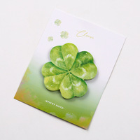 Blocs-notes auto-adhésifs colorés avec toutes sortes de feuilles Design Notes autocollantes de forme spéciale pour les promotions de cadeaux de papeterie