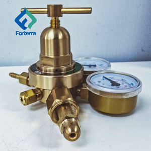 CGA540 giriş bağlantısı ile yüksek kaliteli tam pirinç endüstriyel oksijen O2 kaynak/kesme basınç regülatörü - Product Image 4