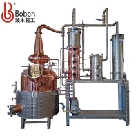Boben 100L 200L 300L Équipement de distillation en cuivre, Machine à vin, Chaudière de distillation, Distillateur de liqueur, Alambic
