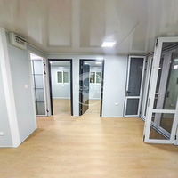 Vente directe usine – Maison conteneur modulaire extensible de 20 pieds en structure acier, complète avec eau et électricité, chambre empilable