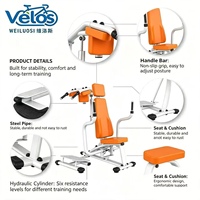 Appareil de fitness pour femmes Velos Curves, résistance hydraulique, exercices Pec Fly/Deltoides Postérieurs pour la santé et le fitness
