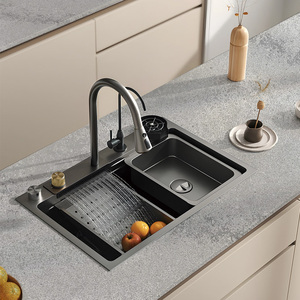 Phong cách hiện đại nhân tạo Quartz slab trong nhà bếp truy cập hàng đầu với góc tủ cho bảng Top & Countertop - Product Image 5