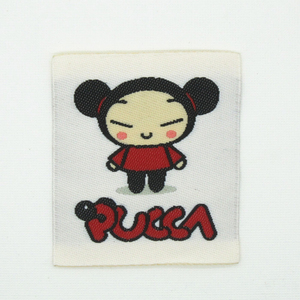 T-shirt di lusso personalizzata per cucire tessuti etichetta taglio termico <span class=keywords><strong>etichette</strong></span> di dimensioni personalizzate ricamate in tessuto sostenibile - Product Image 5