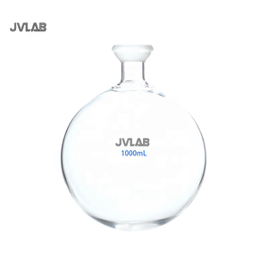 Tabung Kaca Borosilikat OEM Bulat Dasar 500ml 1000ml 2000ml J-FLS-<span class=keywords><strong>M</strong></span> Aksesoris untuk Flask Evaporator Rotary Buchi - Product Image 1