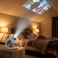 Projecteur intelligent en forme de ballon de football, Android 13, 720P, personnalisable OEM ODM, pour cadeau d'enfant - Vente en gros fabricant