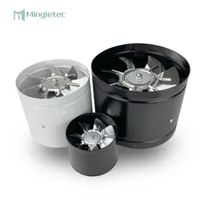 Yüksek hızlı Booster hava soğutma ventilatör Metal boru havalandırma Inline kanalı Blower egzoz emme Fan