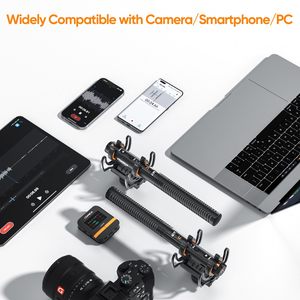 Microphone sans fil fusil de chasse <span class=keywords><strong>COMICA</strong></span> VM40 pour Smartphone PC caméra 32GB stockage piste Audio Super cardioïde pour cinéastes Vloggers - Product Image 6