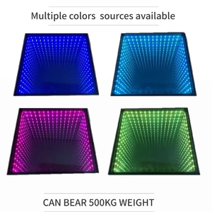 Fabricante de Equipos de Iluminación para Escenarios, Pista de Baile LED Iluminada con Espejo Infinito 3D Extraíble con Cable, DMX512 RGB CRI80 para Parques Temáticos - Product Image 3